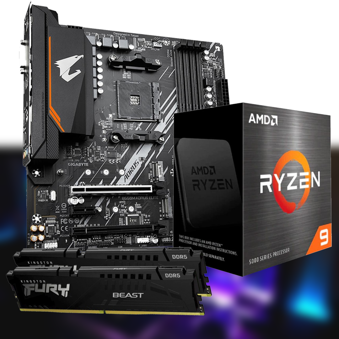 Kit Upgrade AMD Ryzen 9 5900X / Placa mãe B550 / 16 GB DDR4 – MP3